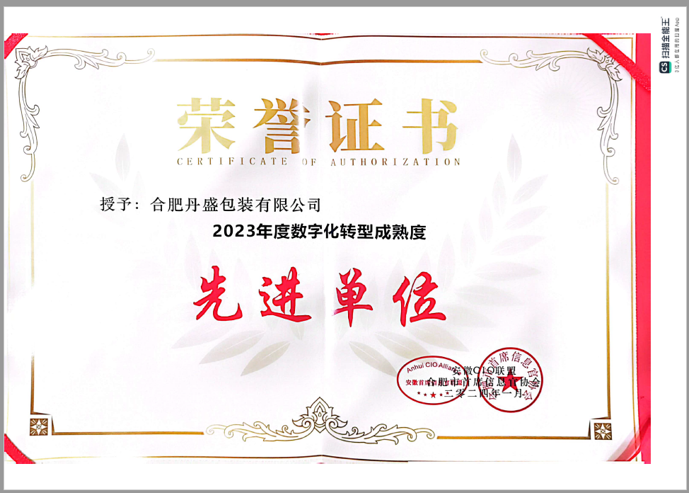 2023年度數字化轉型成熟度先進單位
